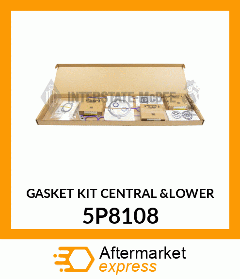 GASKET KIT CENTRAL &LOWER 5P8108
