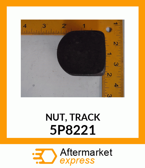 NUT - TRACK 1-1/8" D10N 5P8221