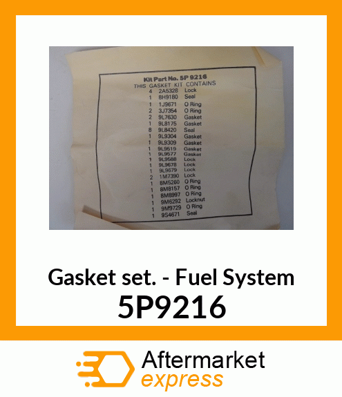 GASKET KIT 5P9216