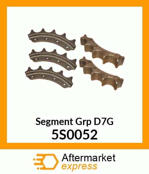 SEGMENT GRP - D7G (5 PCS) (3P1039) 5S0052