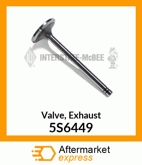 VALVE- EXHAUST 5S6449