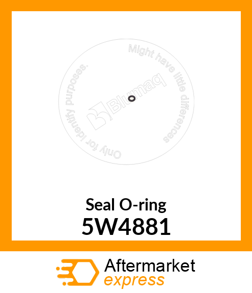 Seal O-ring 5W4881