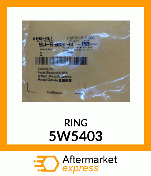 RING RETAINI 5W5403