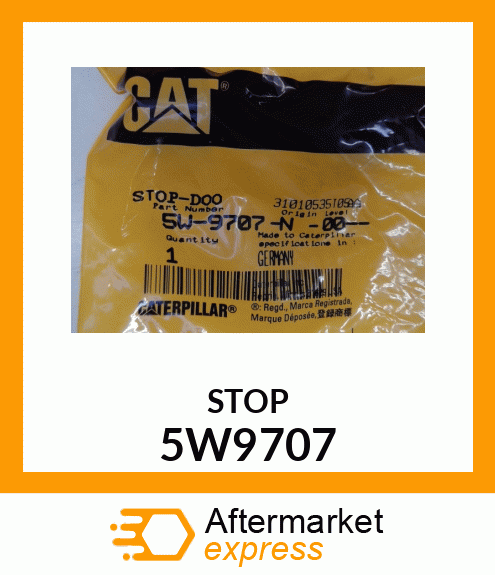 STOP DOOR 5W9707