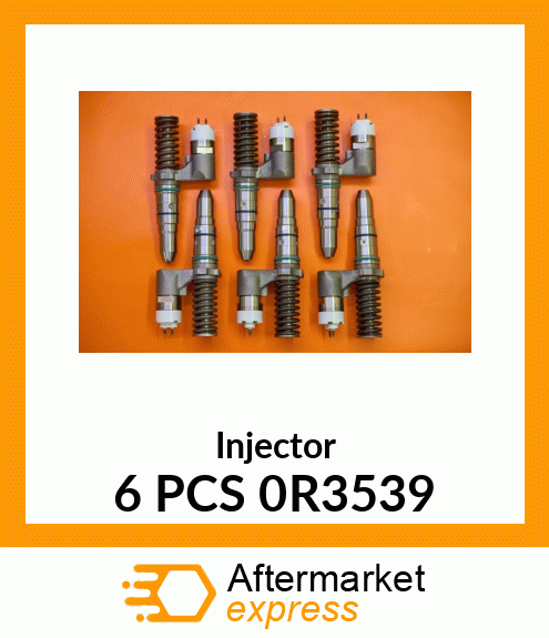 Injector 6 PCS 0R3539