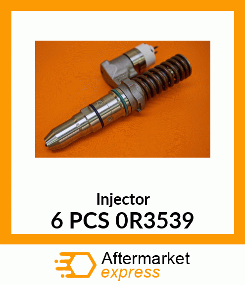 Injector 6 PCS 0R3539