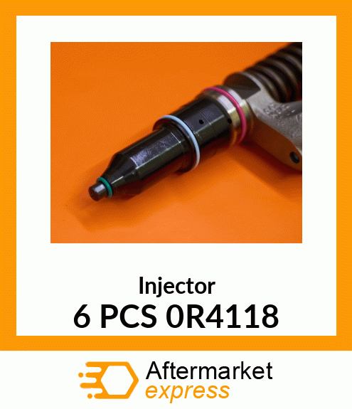 Injector 6 PCS 0R4118