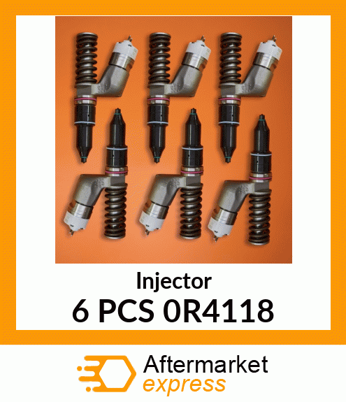 Injector 6 PCS 0R4118