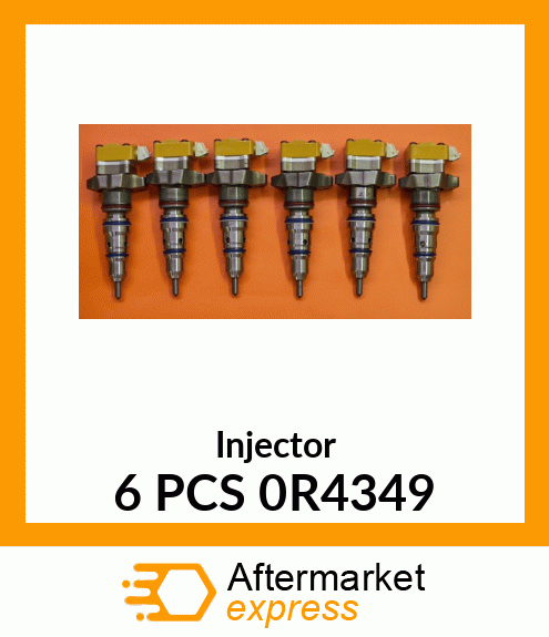 Injector 6 PCS 0R4349