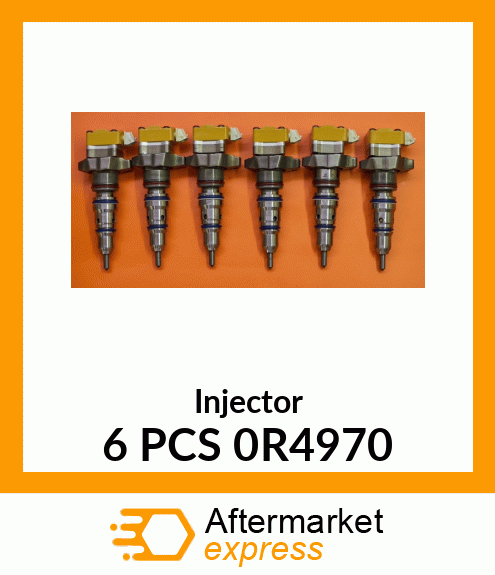 Injector 6 PCS 0R4970