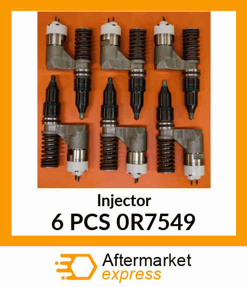 Injector 6 PCS 0R7549