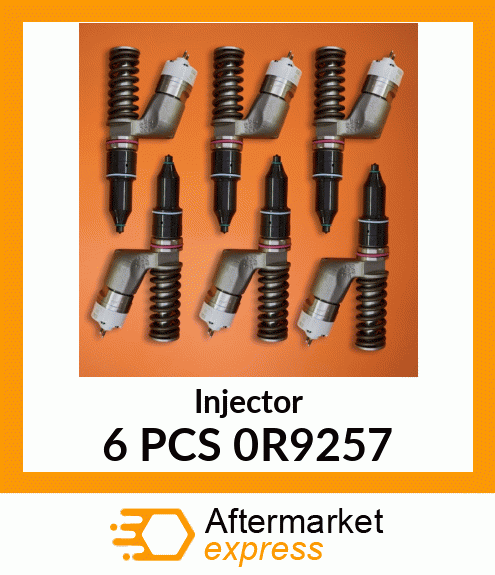 Injector 6 PCS 0R9257