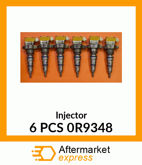 Injector 6 PCS 0R9348