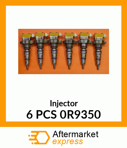 Injector 6 PCS 0R9350