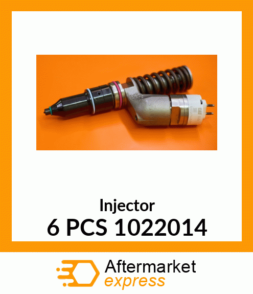 Injector 6 PCS 1022014