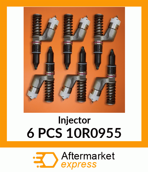 Injector 6 PCS 10R0955