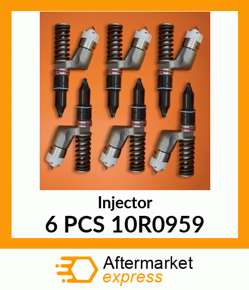 Injector 6 PCS 10R0959