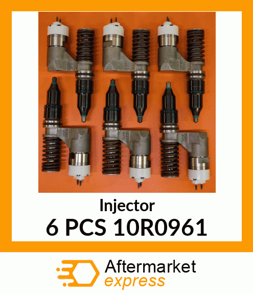 Injector 6 PCS 10R0961