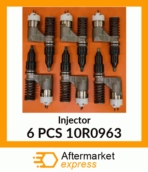 Injector 6 PCS 10R0963