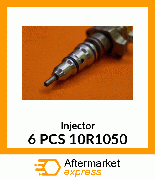 Injector 6 PCS 10R1050