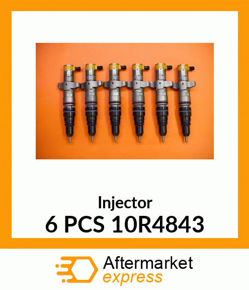 Injector 6 PCS 10R4843