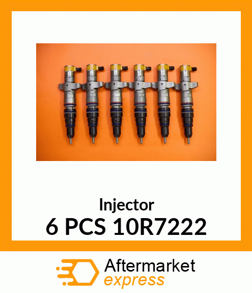 Injector 6 PCS 10R7222