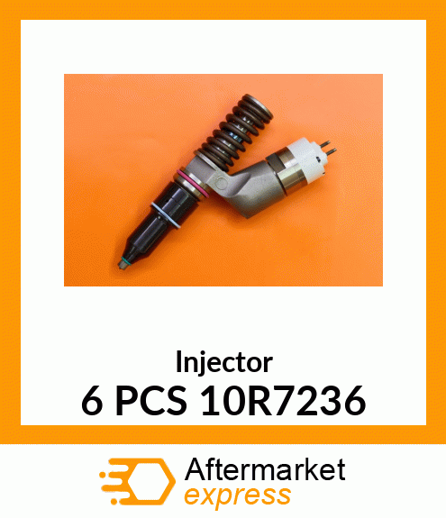 Injector 6 PCS 10R7236