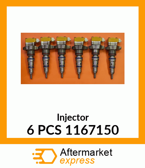 Injector 6 PCS 1167150