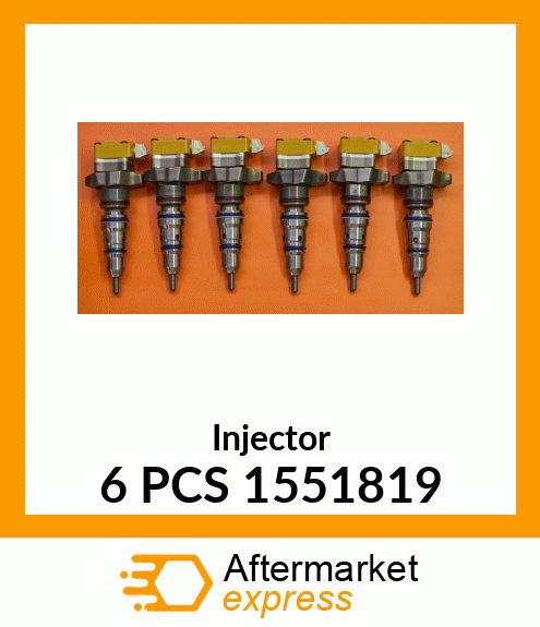 Injector 6 PCS 1551819