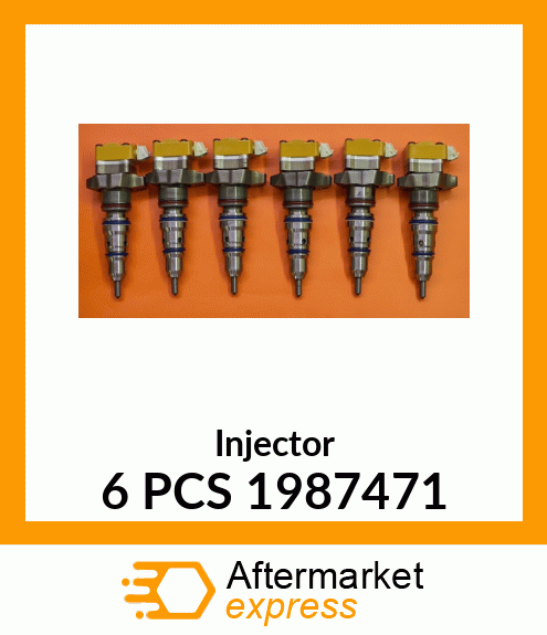 Injector 6 PCS 1987471