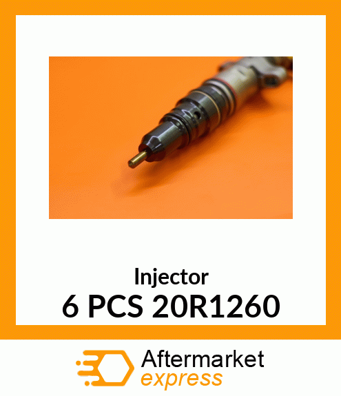 Injector 6 PCS 20R1260