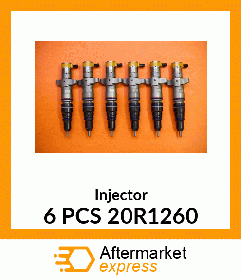 Injector 6 PCS 20R1260