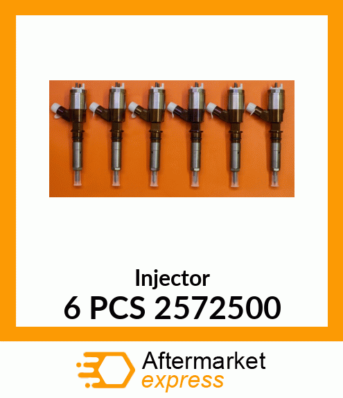 Injector 6 PCS 2572500