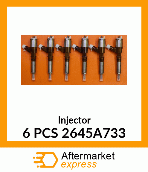 Injector 6 PCS 2645A733