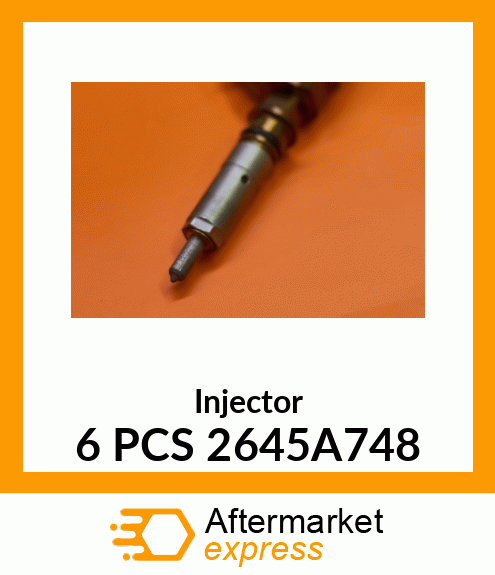 Injector 6 PCS 2645A748