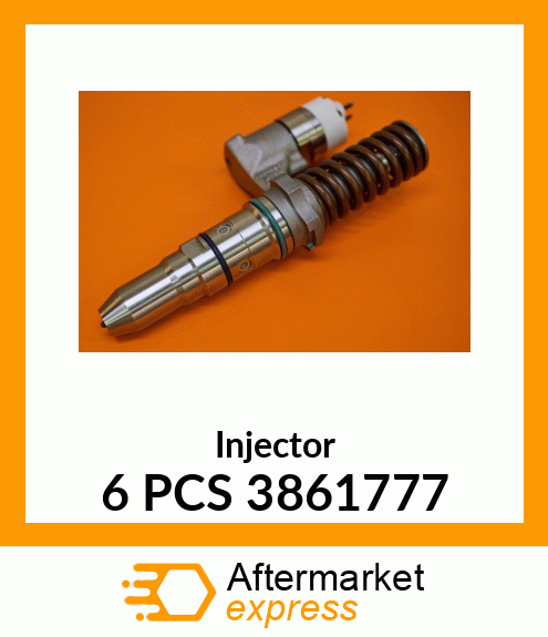 Injector 6 PCS 3861777