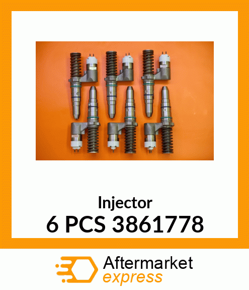 Injector 6 PCS 3861778