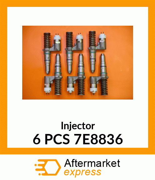 Injector 6 PCS 7E8836