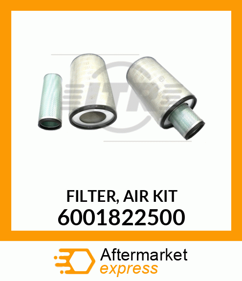 FILTER, AIR KIT 6001822500