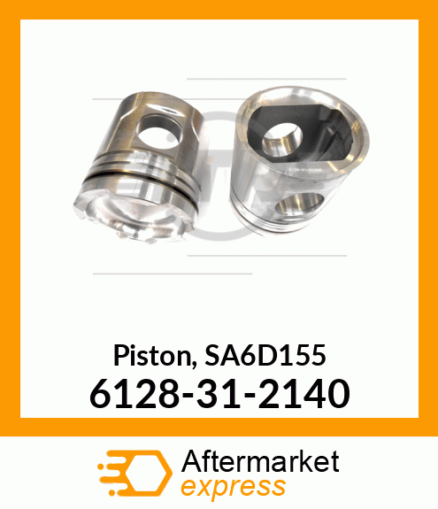 Piston, SA6D155 6128-31-2140