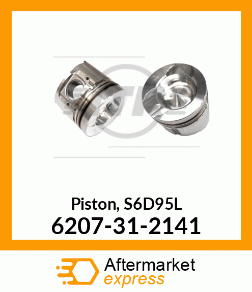 Piston, S6D95L 6207312141