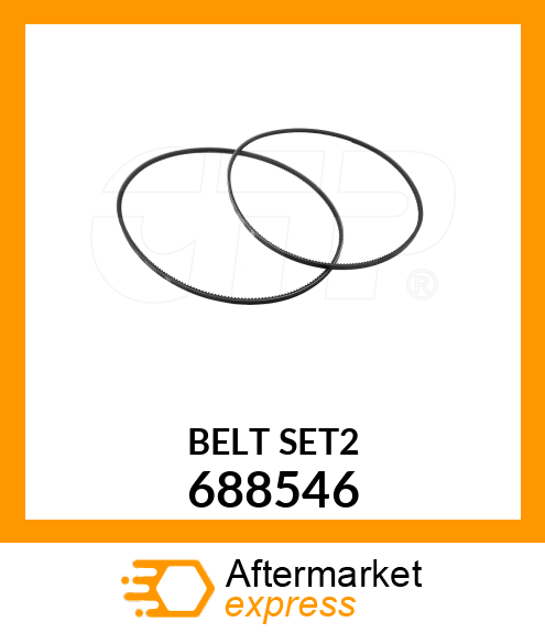 BELT SET(2) 688546