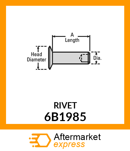 RIVET 6B1985