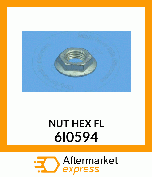 NUT HEX FL 6I0594