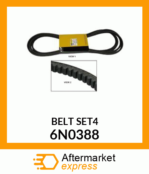 VEE BELT SET 6N0388