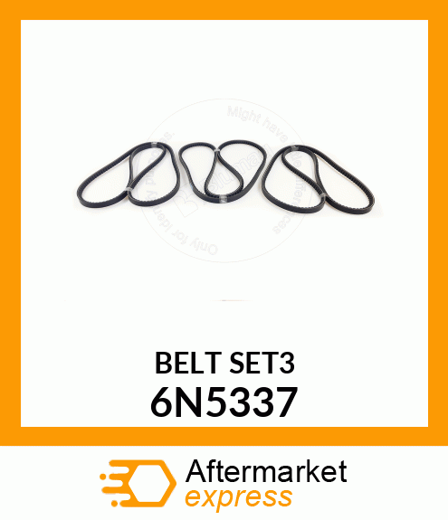 VEE BELT SET 6N5337