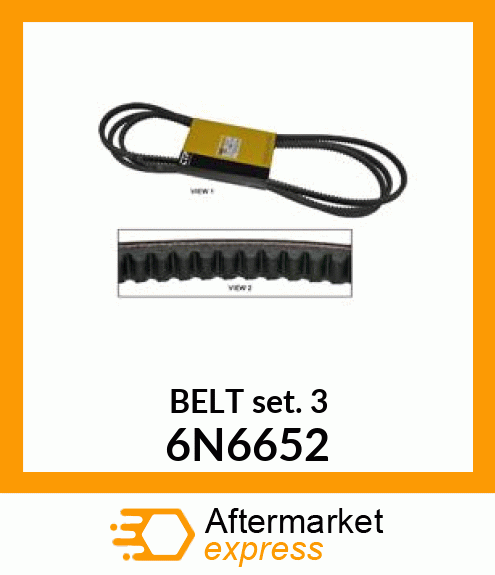 VEE BELT S 6N6652