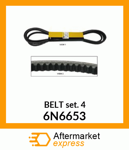 VEE BELT SET 6N6653