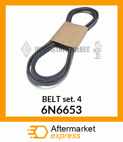 VEE BELT SET 6N6653