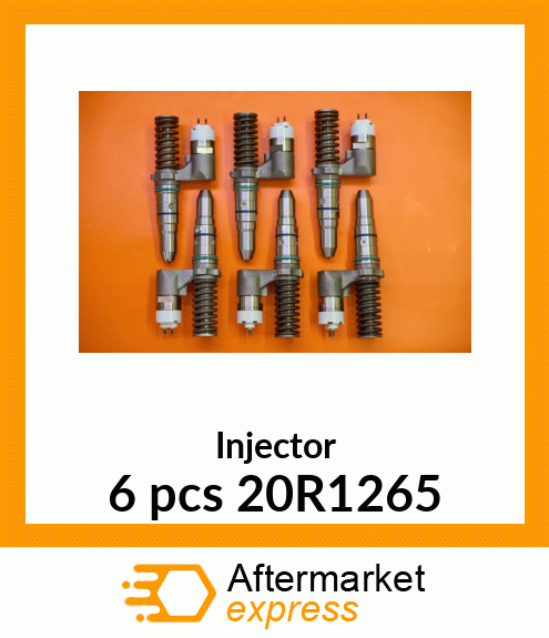 Injector 6 PCS 20R1265